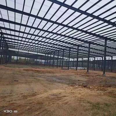Prefab Steel Granary Warehouse with Double-Layer Q355B Structure