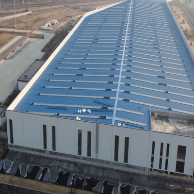 Large Span Prefabricated Steel Frame Buildings for Logistics Warehouses