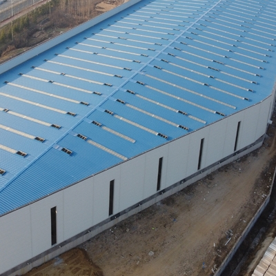 Prefab Steel Structure Workshop with 50-Year Lifespan CE Certified