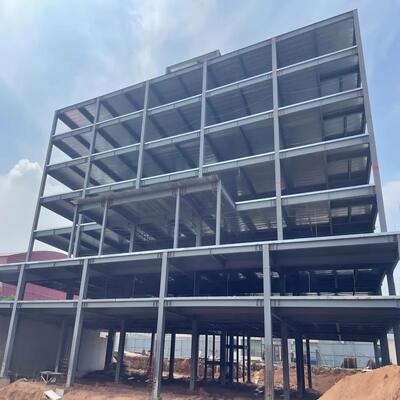 Modern Prefabricated Multi-Story Steel Structure Office Building