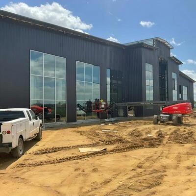 Multi-Story Modular Steel Hotels with Curtain Glass Wall Design
