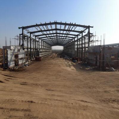 Prefabricated Steel House Chicken Coop Steel Buildings Farm Steel Structure Chicken House