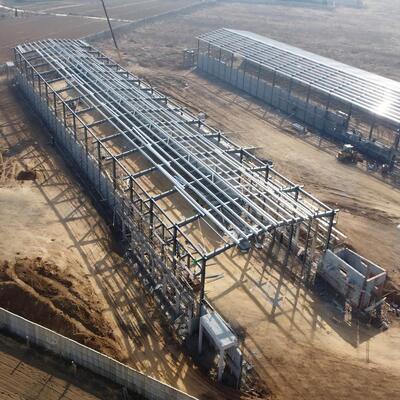 Prefabricated Steel House Chicken Coop Steel Buildings Farm Steel Structure Chicken House