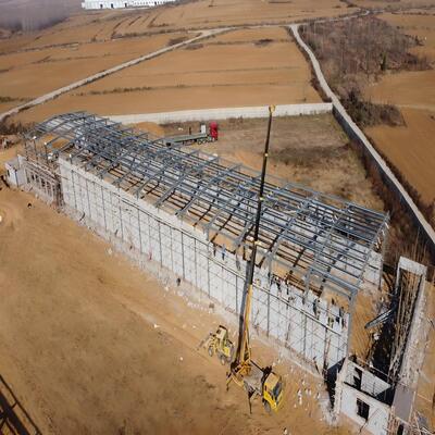 Prefabricated Steel House Chicken Coop Steel Buildings Farm Steel Structure Chicken House