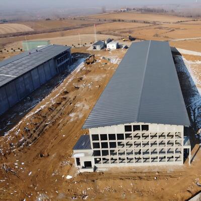 Prefabricated Steel House Chicken Coop Steel Buildings Farm Steel Structure Chicken House
