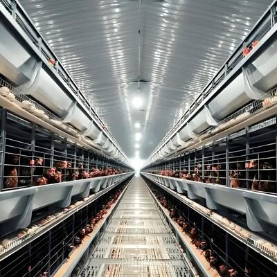 	
Prefabricated Buildings Poultry House Steel Structure Poultry Farm House Steel Building Frame for Cow Shed