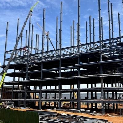 High Strength Modular Fast Install Steel Office Buildings For Corporate Construction