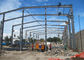 Light Steel Structure Warehouse With Crane / Prefabricated Metal Building With Crane