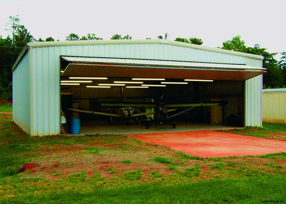 Steel Structure Aircraft Hangar with H Beam Frame
