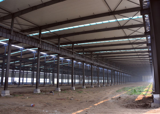 Prefab Steel Structure H Beam Warehouse Robust Steel Structure For Racking Systems