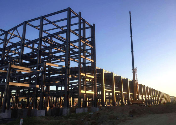 Prefab Steel Structure H Beam Warehouse Robust Steel Structure For Racking Systems