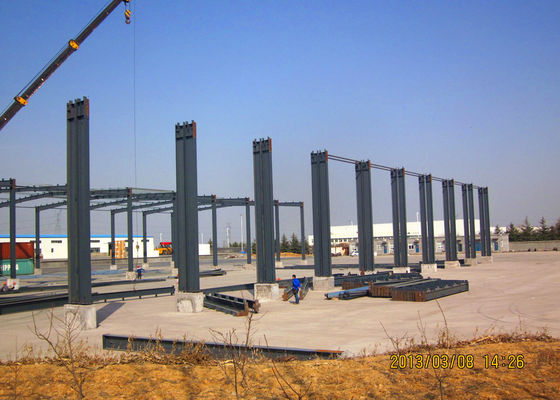 Pre Engineered Portal Frame Warehouse with Glass Wool Panels
