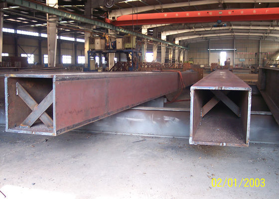 Box Steel Column Fabricators Q235B Q355B ASTM A36 Structural Beams