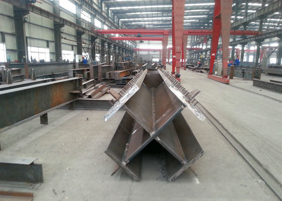 Welded Cross-section Steel Crossing Column Structural Steel Fabricators