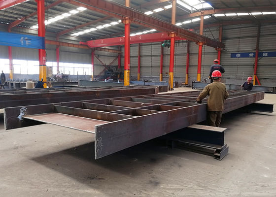 Welded Structural Steel H Beams / Large Size Metal Lightweight Steel Beams