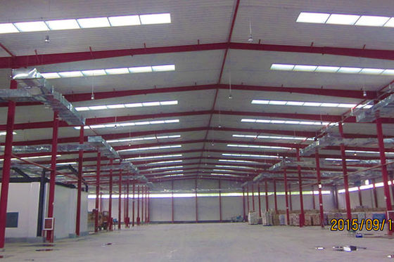 Light Steel Structure Warehouse with Glass Wool Insulation