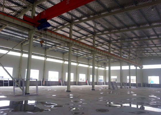 Large Span Pre Engineered Metal Buildings Structure Construction / Steel Plant Buildings