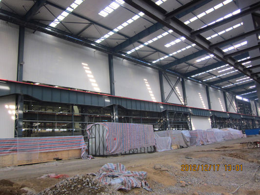 Industrial Steel Buildings / Prefabricated Steel Frame Workshop Buildings