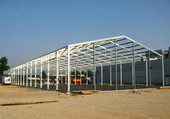 Lightweight Galvanized Steel Warehouse Prefab Q235B Q355B