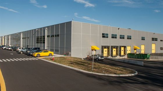 Galvanized Industrial Portal Frame Prefabricated Workshop Buildings Construction Customized
