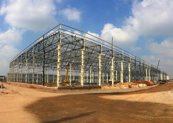 Prefabricated Steel Workshop Building with Rock Wool Insulation