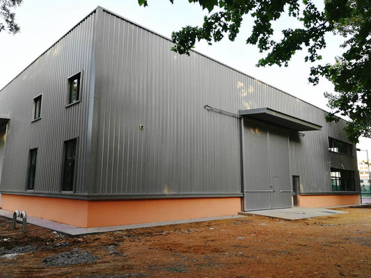 Portal Steel Frame Structure Building For Clean Span Activity Center