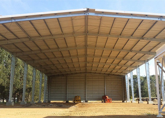 Open Sides Garage Metal Warehouse Buildings Construction Metal Sheds Design