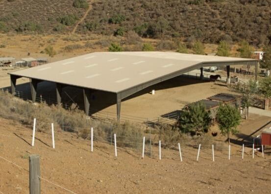 Steel Frame Cowshed Metal Horse Stable Structure Q235B Q355B