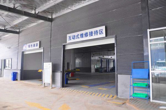 Clean Span Light Steel Frame Structure Workshop Buildings For Auto Service Shop