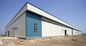 Modern Industrial Steel Workshop Buildings PU Sandwich Panel Wall With Overhead Crane