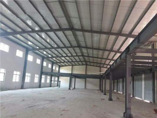 Prefab Workshop Steel Buildings With Mezzanine Steel Structure Fabrication