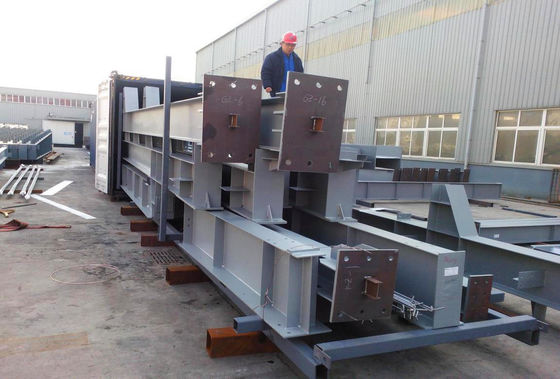 Prefab Steel Warehouse Building with Steel Cladding Sheets