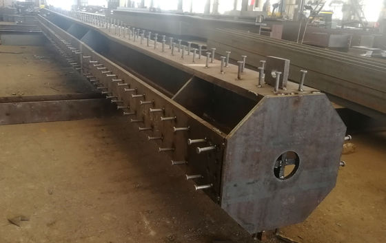 Hot Dip Galvanized Prefabricated Steel Structure Cross Column