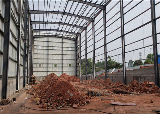 Prefab Industrial Steel Buildings with Q235B/Q355B Frame