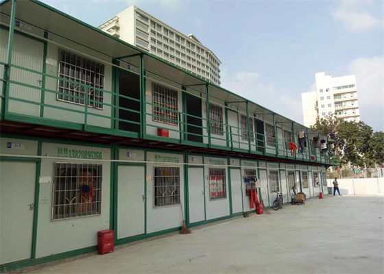 Portable Prefab Container Dormitory with Galvanized Structure
