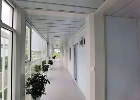 Galvanized Light Structure Prefab Container Home with Glass Wool Panel