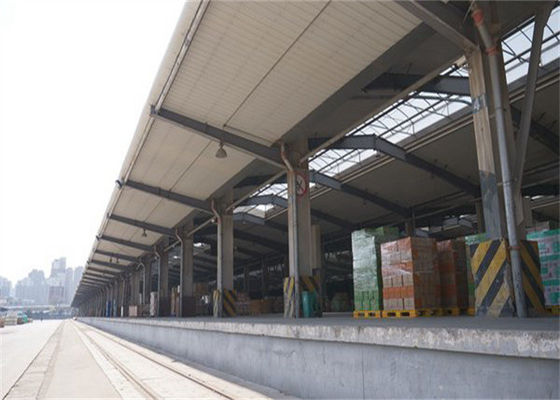 Prefabricated Steel Structure Warehouse Q235B Q355B 50 Years Life