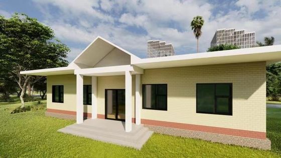Prefabricated Steel Structure House with Glass Wool Insulation