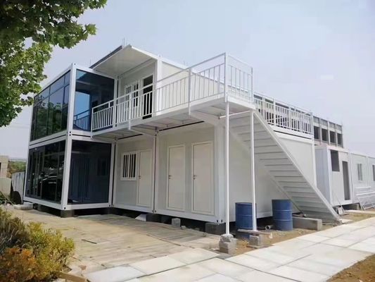 Prefab Container Coffee Shop with Galvanized Structure