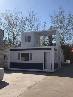 Prefab Container Coffee Shop with Galvanized Structure