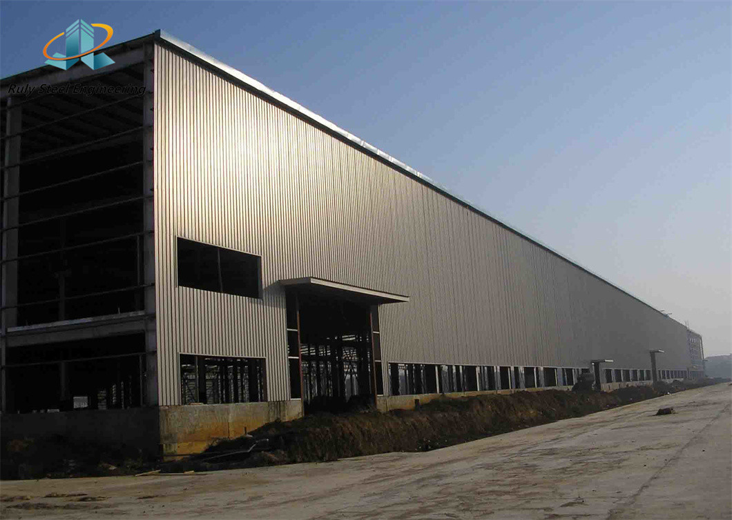 Prefab Steel Structure Warehouse H-Section Steel Q235B Customized