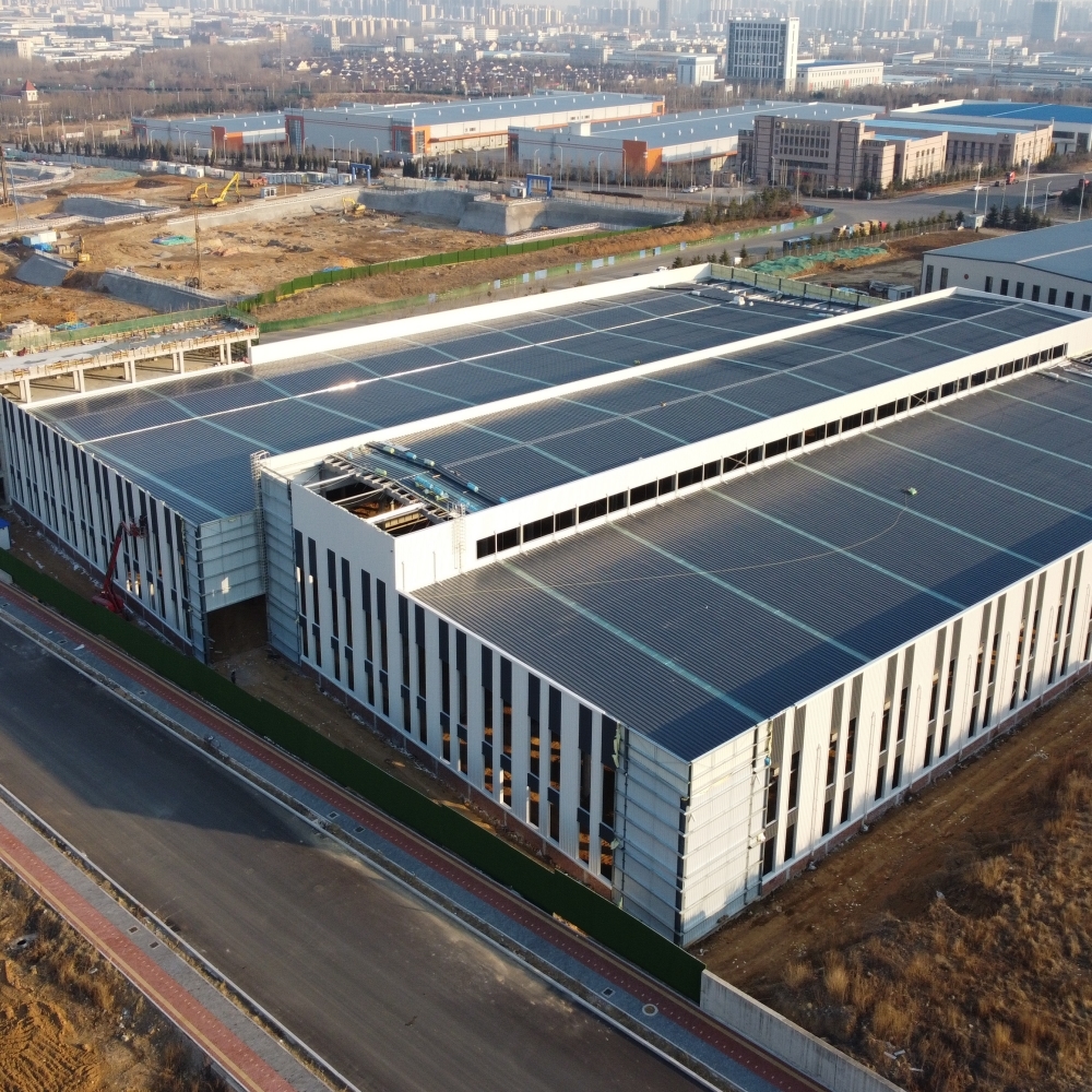 Steel Structure Warehouse Workshop Q235B Q355B 50 Years Life