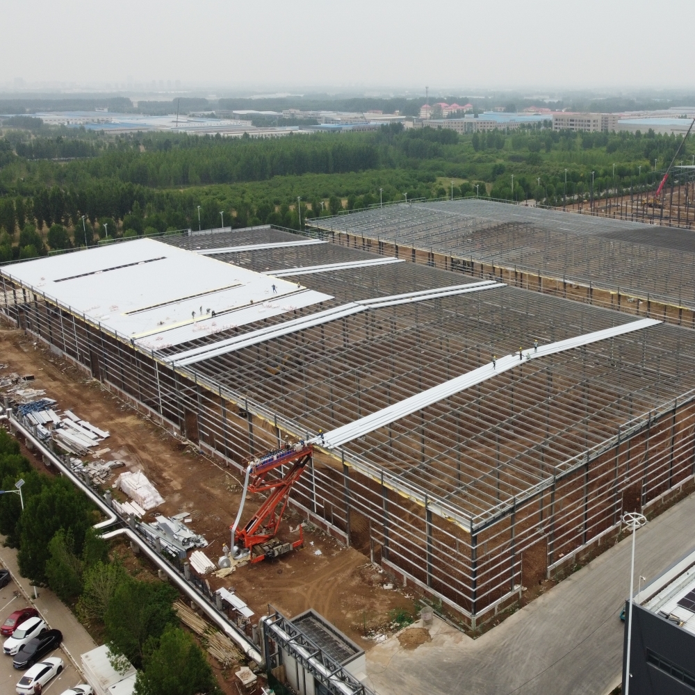 ASTM A36 Lightweight Steel Structure Warehouse | Multi-Span Design