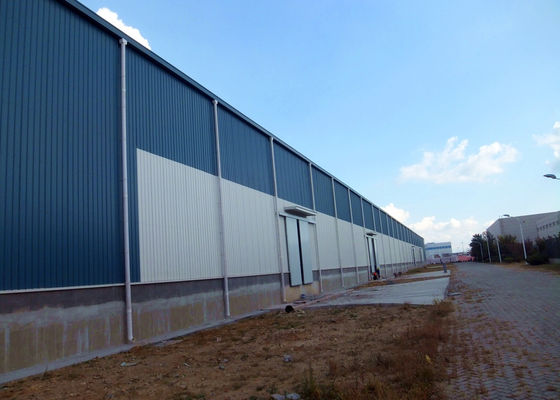 Logistics Steel Structure Warehouse Construction / Industrial Steel Frame Buildings